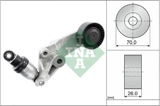 Riemenspanner, Keilrippenriemen Schaeffler INA 534 0016 10 Bild Riemenspanner, Keilrippenriemen Schaeffler INA 534 0016 10