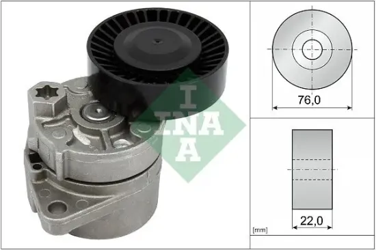 Riemenspanner, Keilrippenriemen Schaeffler INA 534 0018 10 Bild Riemenspanner, Keilrippenriemen Schaeffler INA 534 0018 10