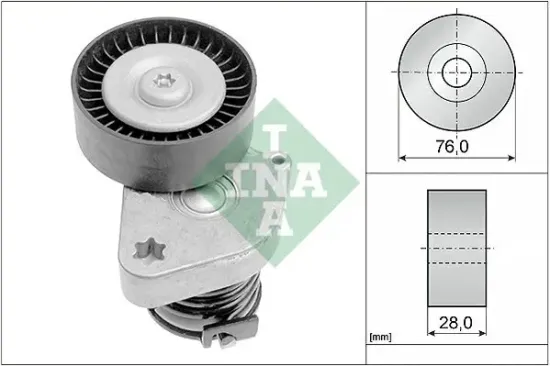 Riemenspanner, Keilrippenriemen Schaeffler INA 534 0081 30 Bild Riemenspanner, Keilrippenriemen Schaeffler INA 534 0081 30