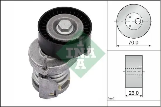 Riemenspanner, Keilrippenriemen Schaeffler INA 534 0123 20 Bild Riemenspanner, Keilrippenriemen Schaeffler INA 534 0123 20