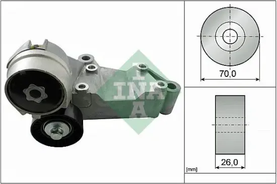 Riemenspanner, Keilrippenriemen Schaeffler INA 534 0146 10 Bild Riemenspanner, Keilrippenriemen Schaeffler INA 534 0146 10