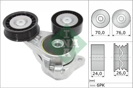 Riemenspanner, Keilrippenriemen Schaeffler INA 534 0309 10 Bild Riemenspanner, Keilrippenriemen Schaeffler INA 534 0309 10