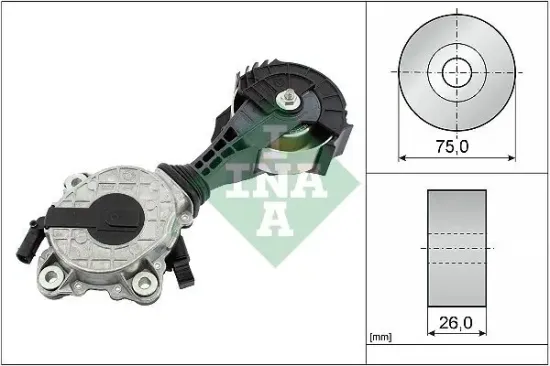 Riemenspanner, Keilrippenriemen Schaeffler INA 534 0425 10 Bild Riemenspanner, Keilrippenriemen Schaeffler INA 534 0425 10