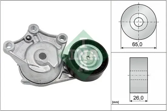 Riemenspanner, Keilrippenriemen Schaeffler INA 534 0428 10 Bild Riemenspanner, Keilrippenriemen Schaeffler INA 534 0428 10