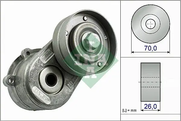 Riemenspanner, Keilrippenriemen Schaeffler INA 534 0448 10