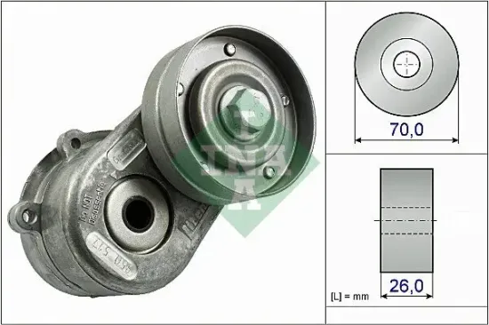 Riemenspanner, Keilrippenriemen Schaeffler INA 534 0448 10 Bild Riemenspanner, Keilrippenriemen Schaeffler INA 534 0448 10
