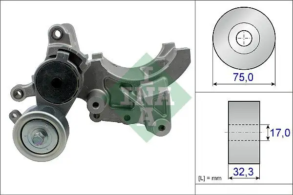 Riemenspanner, Keilrippenriemen Schaeffler INA 534 0452 10