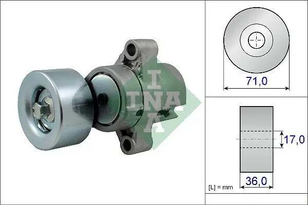 Riemenspanner, Keilrippenriemen Schaeffler INA 534 0453 10