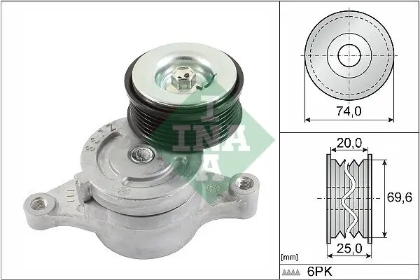 Riemenspanner, Keilrippenriemen Schaeffler INA 534 0457 10