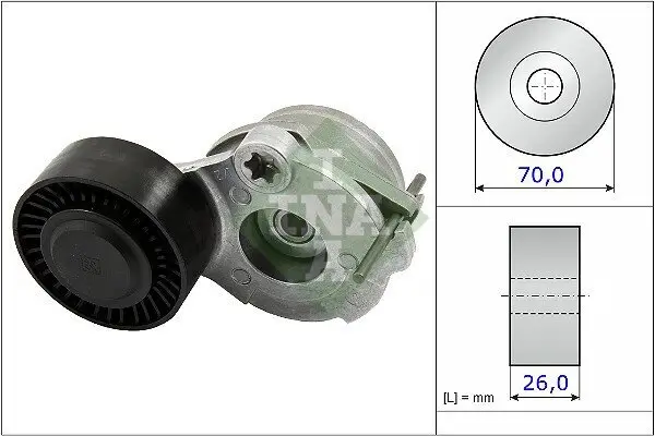 Riemenspanner, Keilrippenriemen Schaeffler INA 534 0470 10