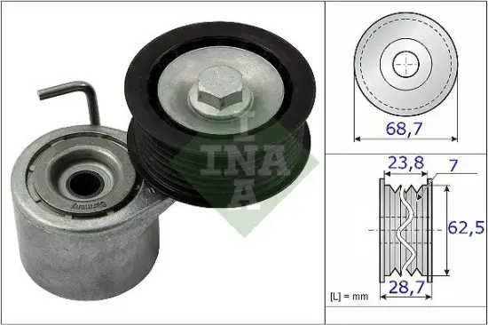 Riemenspanner, Keilrippenriemen Schaeffler INA 534 0487 10 Bild Riemenspanner, Keilrippenriemen Schaeffler INA 534 0487 10