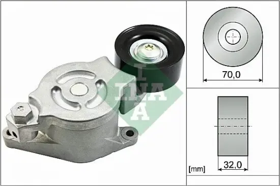 Riemenspanner, Keilrippenriemen Schaeffler INA 534 0538 10 Bild Riemenspanner, Keilrippenriemen Schaeffler INA 534 0538 10