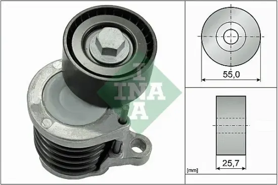 Riemenspanner, Keilrippenriemen Schaeffler INA 534 0591 10 Bild Riemenspanner, Keilrippenriemen Schaeffler INA 534 0591 10