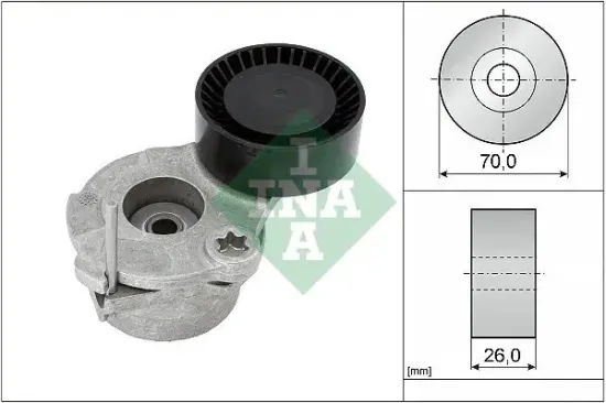 Riemenspanner, Keilrippenriemen Schaeffler INA 534 0630 10 Bild Riemenspanner, Keilrippenriemen Schaeffler INA 534 0630 10