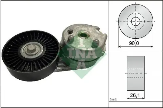 Riemenspanner, Keilrippenriemen Schaeffler INA 534 0668 10 Bild Riemenspanner, Keilrippenriemen Schaeffler INA 534 0668 10