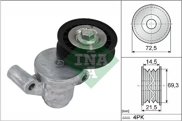 Riemenspanner, Keilrippenriemen Schaeffler INA 534 0705 10