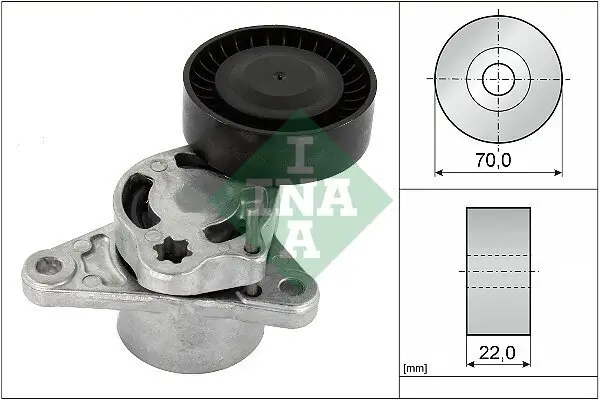 Riemenspanner, Keilrippenriemen Schaeffler INA 534 0709 10