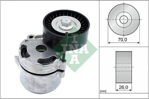 Riemenspanner, Keilrippenriemen Schaeffler INA 534 0711 10