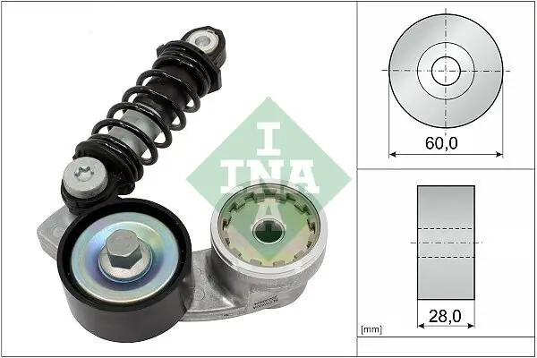 Riemenspanner, Keilrippenriemen Schaeffler INA 534 0737 10