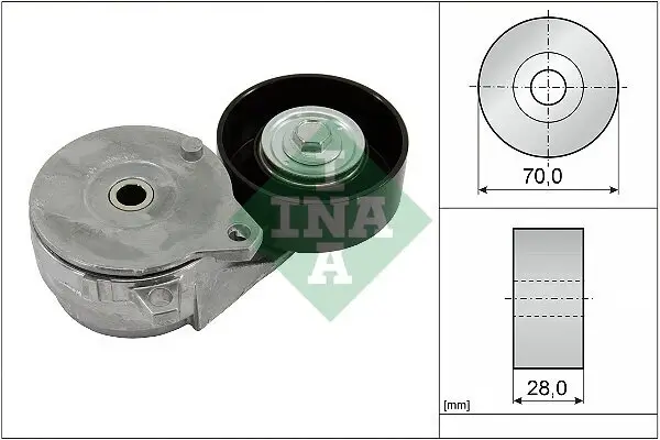 Riemenspanner, Keilrippenriemen Schaeffler INA 534 0813 10