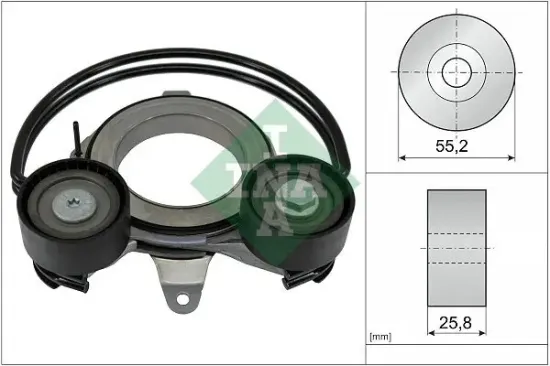 Riemenspanner, Keilrippenriemen Schaeffler INA 534 0910 10 Bild Riemenspanner, Keilrippenriemen Schaeffler INA 534 0910 10