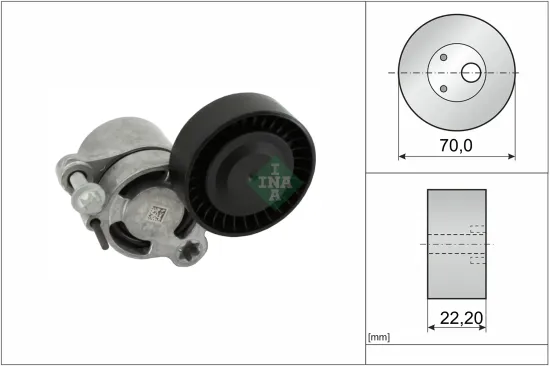 Riemenspanner, Keilrippenriemen Schaeffler INA 534 1006 10 Bild Riemenspanner, Keilrippenriemen Schaeffler INA 534 1006 10