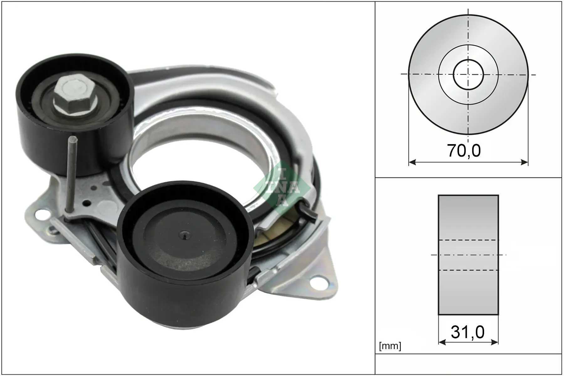 Riemenspanner, Keilrippenriemen Schaeffler INA 534 1010 10