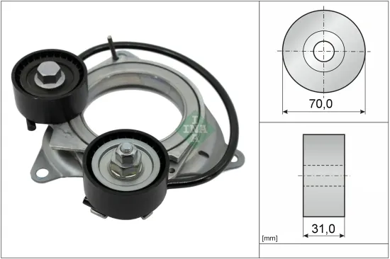 Riemenspanner, Keilrippenriemen Schaeffler INA 534 1011 10 Bild Riemenspanner, Keilrippenriemen Schaeffler INA 534 1011 10