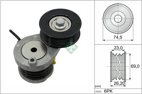 Riemenspanner, Keilrippenriemen Schaeffler INA 534 1013 10 Bild Riemenspanner, Keilrippenriemen Schaeffler INA 534 1013 10