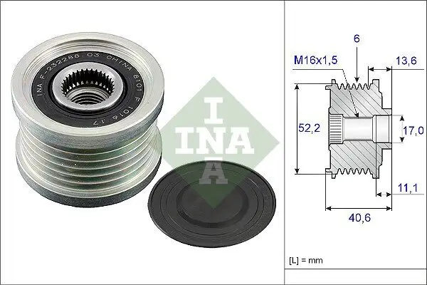 Generatorfreilauf Schaeffler INA 535 0044 10