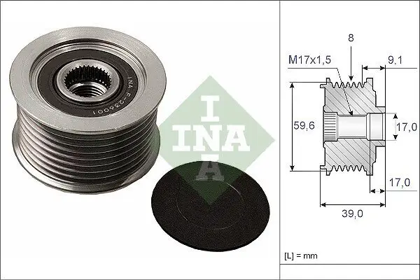 Generatorfreilauf Schaeffler INA 535 0049 10