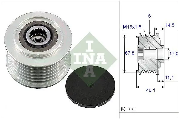 Generatorfreilauf Schaeffler INA 535 0052 10