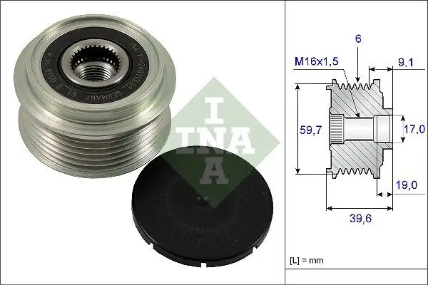 Generatorfreilauf Schaeffler INA 535 0065 10