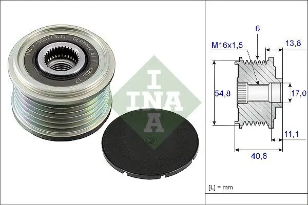 Generatorfreilauf Schaeffler INA 535 0102 10