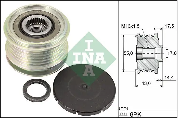 Generatorfreilauf Schaeffler INA 535 0105 10