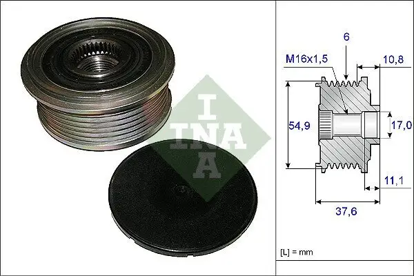 Generatorfreilauf Schaeffler INA 535 0123 10