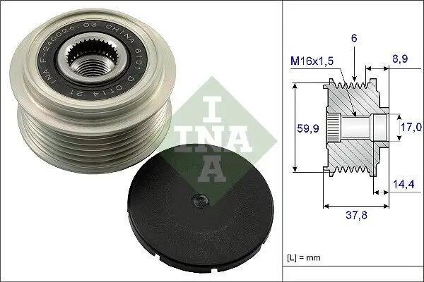 Generatorfreilauf Schaeffler INA 535 0135 10