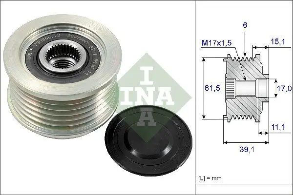 Generatorfreilauf Schaeffler INA 535 0144 10