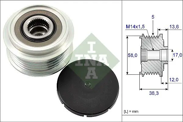 Generatorfreilauf Schaeffler INA 535 0184 10