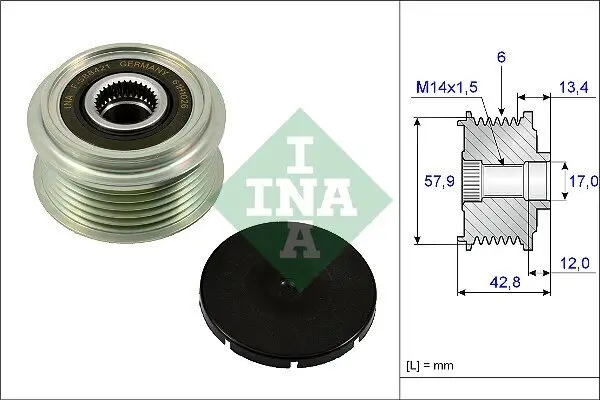 Generatorfreilauf Schaeffler INA 535 0240 10