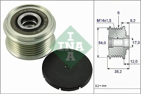 Generatorfreilauf Schaeffler INA 535 0263 10