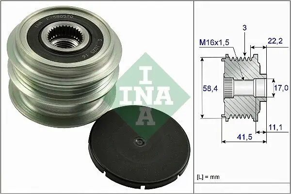 Generatorfreilauf Schaeffler INA 535 0269 10