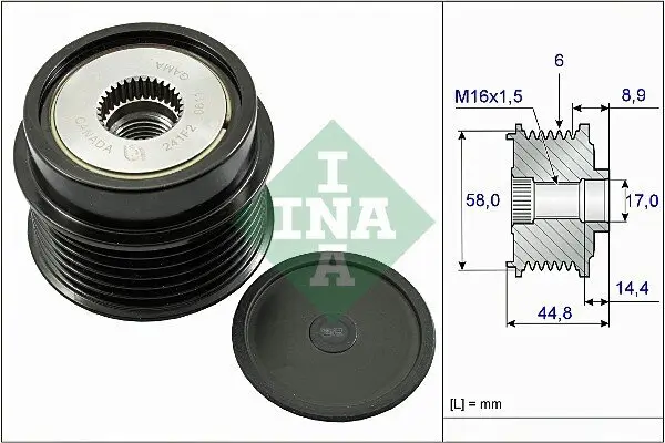 Generatorfreilauf Schaeffler INA 535 0271 10