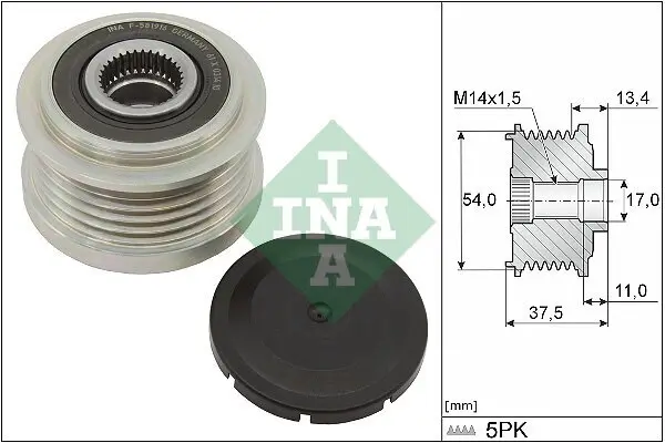 Generatorfreilauf Schaeffler INA 535 0278 10