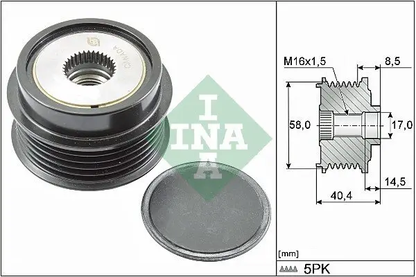 Generatorfreilauf Schaeffler INA 535 0280 10