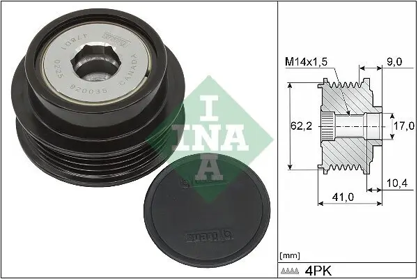 Generatorfreilauf Schaeffler INA 535 0338 10