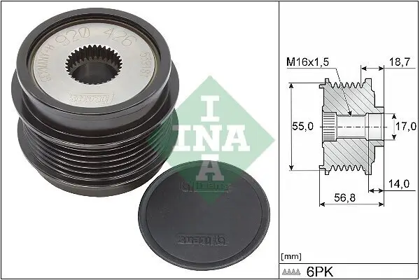 Generatorfreilauf Schaeffler INA 535 0341 10