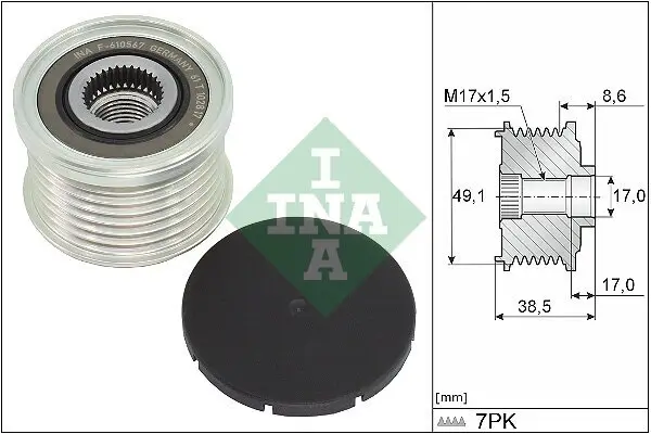 Generatorfreilauf Schaeffler INA 535 0344 10