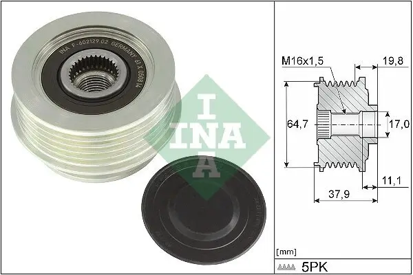 Generatorfreilauf Schaeffler INA 535 0370 10