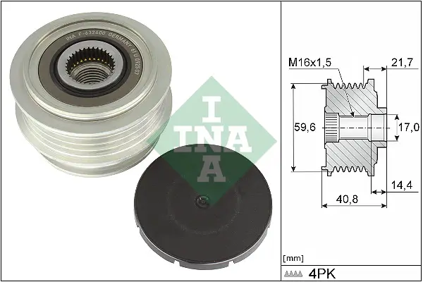 Generatorfreilauf Schaeffler INA 535 0371 10